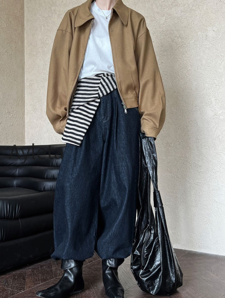 autumn-maillard-coat-women-collared-drop-shoulder-zipper-design-loose-all-matching-long-sleeved-jacket-40500441