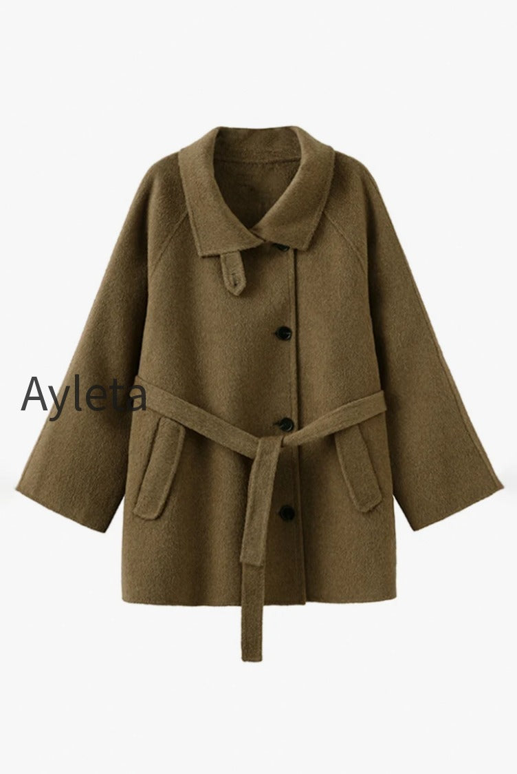 oversized-wool-alpaca-stand-collar-cape-coat-with-belt
