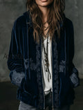 boho-navy-blue-embroidered-velvet-hooded-jacket
