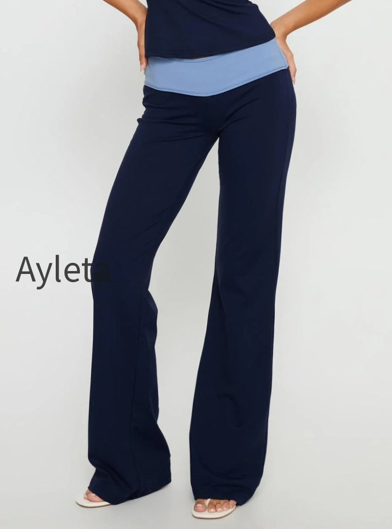 kobee-jersey-flare-pants-navy-light-blue