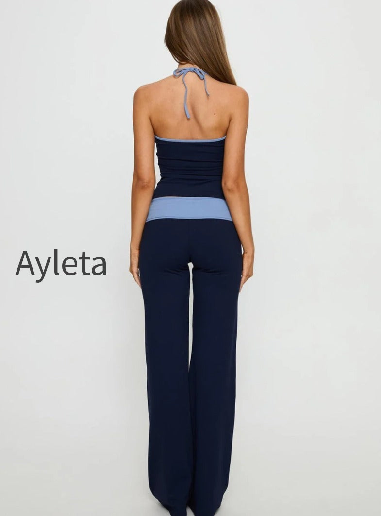 kobee-jersey-flare-pants-navy-light-blue