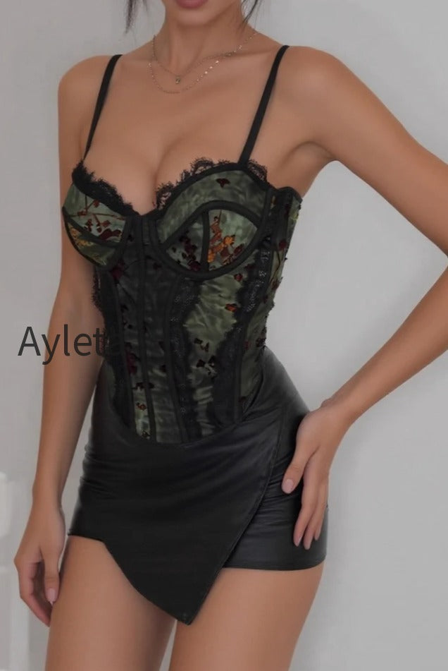 sexy-mesh-print-lace-insert-underwire-corset-cami-top
