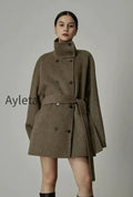 oversized-wool-alpaca-stand-collar-cape-coat-with-belt