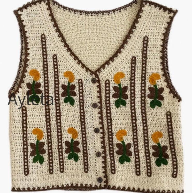 autumn-fashionable-cardigan-chessboard-plaid-v-neck-knitted-thin-vest-vest-coat-women-40500446