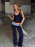 kobee-jersey-flare-pants-navy-light-blue